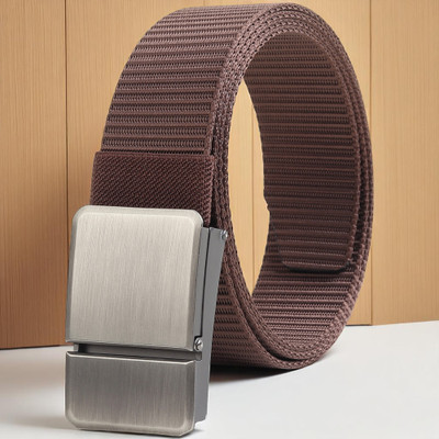 KILLER Men Casual Brown Nylon Belt