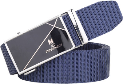 HENEDA Men Casual Blue Nylon Belt
