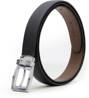 CROSS Men Formal Black, Brown Genuine Leather Reversible Belt