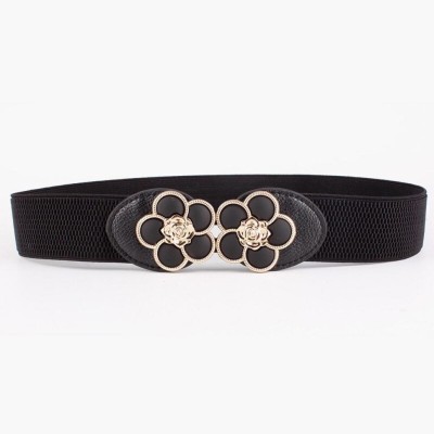 SYGA Women Black Genuine Leather Belt