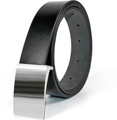 USL Men Black Genuine Leather Belt