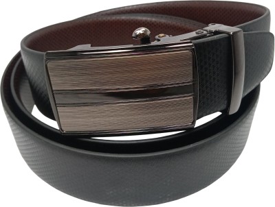 NUKAICHAU Men Formal, Casual, Evening, Party Black, Brown Artificial Leather, Texas Leatherite Reversible Belt