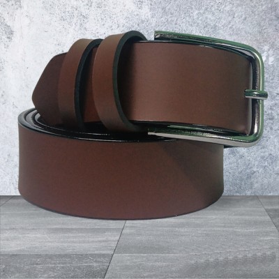 FAZON Men Casual, Evening, Formal, Party Brown Texas Leatherite Belt