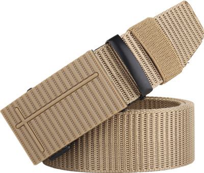 METRONAUT Men Casual Beige Nylon Belt