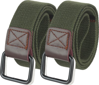 USL Men Multicolor Canvas Belt