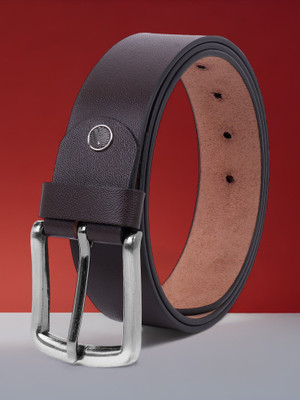 PROVOGUE Men Casual, Evening, Formal, Party Brown Genuine Leather Belt
