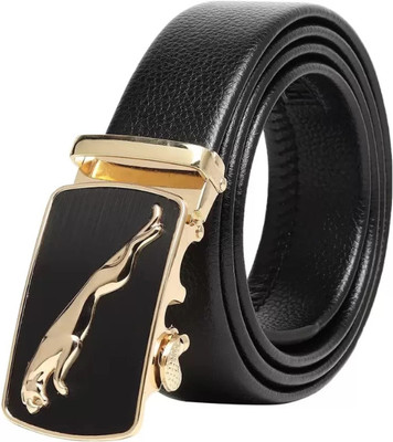 Niddleman Fashion India Men Evening, Party, Casual Black Artificial Leather Belt