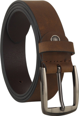 Roadster Men Formal Brown Genuine Leather Belt