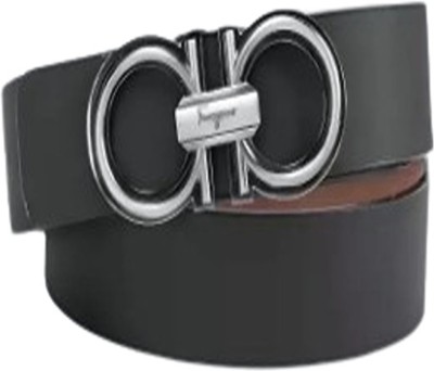 Vyaas Men Party, Evening Black Artificial Leather, Synthetic Belt