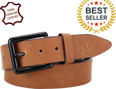 Alton Men & Women Casual, Party, Evening, Formal Tan Genuine Leather Belt