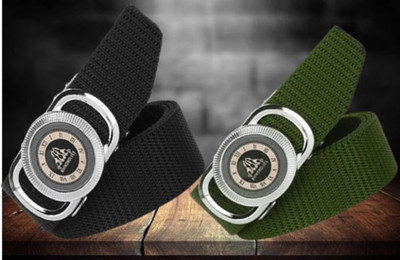 A K Daller Fashion Men & Women Casual, Evening, Formal, Party Black, Green Nylon, Plastic Belt