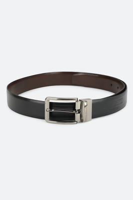 LOUIS PHILIPPE Men Black, Brown Artificial Leather Reversible Belt