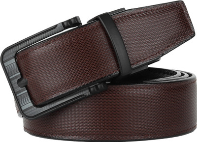PROVOGUE Men Formal, Casual Brown Texas Leatherite Reversible Belt