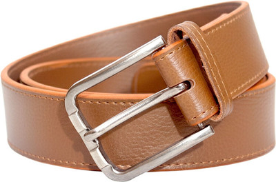 Beltivo Men Formal Tan Artificial Leather Belt