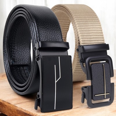 LOOPA Men Casual, Evening, Formal, Party Multicolor Artificial Leather, Nylon Belt