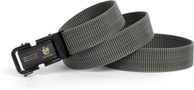 LYVI Men Casual Grey Nylon Belt