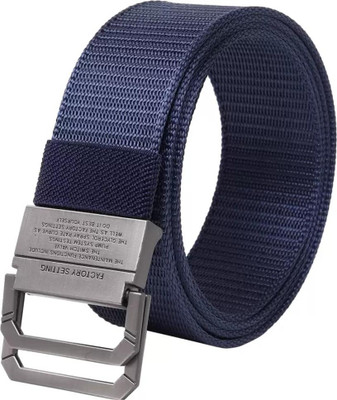 SMARTU Men Blue Nylon Belt