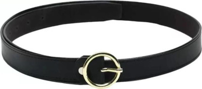 Icongadget Girls Casual, Evening, Party Black Synthetic Belt