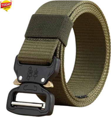 Artisanwear Men & Women Casual Green Nylon Belt
