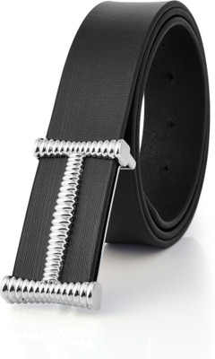 BAGIN ENTERPRISE Men Casual Black Artificial Leather Belt