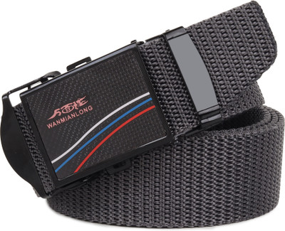 LOOPA Men Casual Grey Nylon Belt