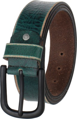 Roadster Men Casual, Formal, Party Green Genuine Leather Belt