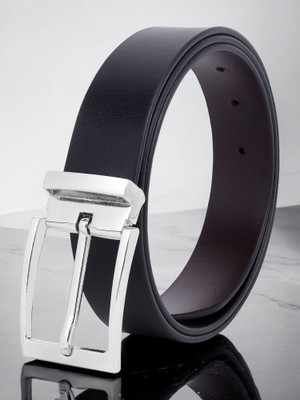 WARCKS Men Formal, Casual, Evening, Party Black, Brown Genuine Leather Reversible Belt