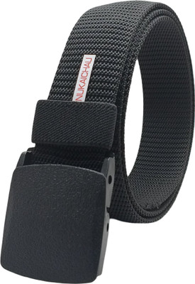 NUKAICHAU Boys & Girls Casual, Evening, Party Black Nylon Belt