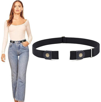 Hapani Fashion Women Casual Black Fabric Belt