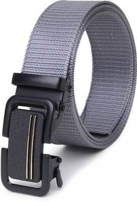 TPM Men Casual, Evening, Formal, Party Grey Fabric Belt