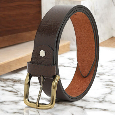 Roadster Men Formal, Casual, Evening, Party Brown Genuine Leather Belt