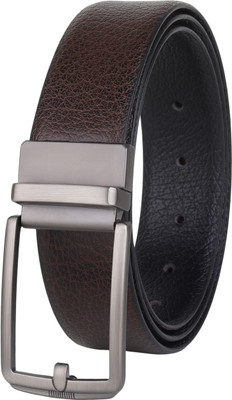 EXOCOETUS Men Formal, Casual, Evening, Party Brown Genuine Leather Reversible Belt