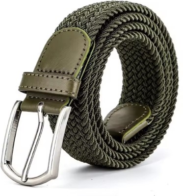 ZACHARIAS Men & Women Casual Green Nylon Belt