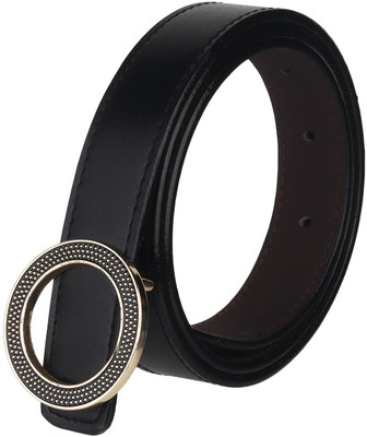 Dressberry Women Formal, Casual, Evening, Party Black Artificial Leather Belt