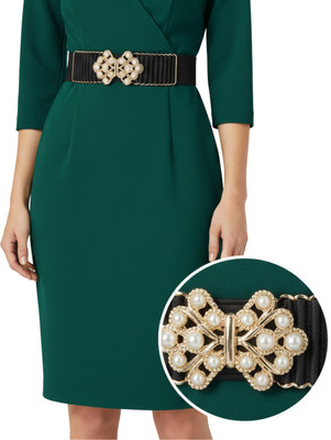 IMLI GIFT Women Gold Fabric Belt
