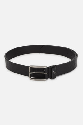 VAN HEUSEN Men Formal Black Genuine Leather Belt