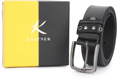 Kastner Men Formal Black Genuine Leather Belt