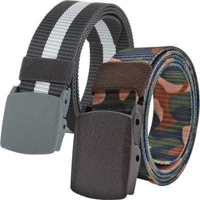 METRONAUT Men Casual Multicolor Nylon Belt