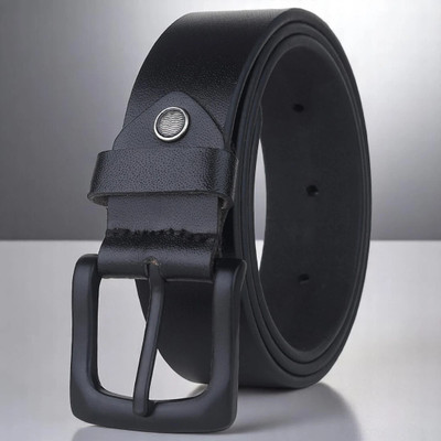 KILLER Men Formal, Casual, Evening, Party Black Texas Leatherite Belt