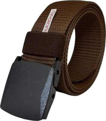 NUKAICHAU Boys Casual, Evening, Party Brown Nylon Belt