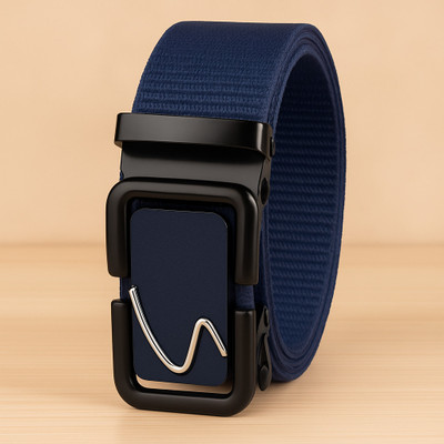 PROVOGUE Men Casual, Evening, Evening, Party Blue Nylon Belt