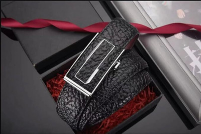 PROVOGUE Men Formal, Casual Black Genuine Leather Belt