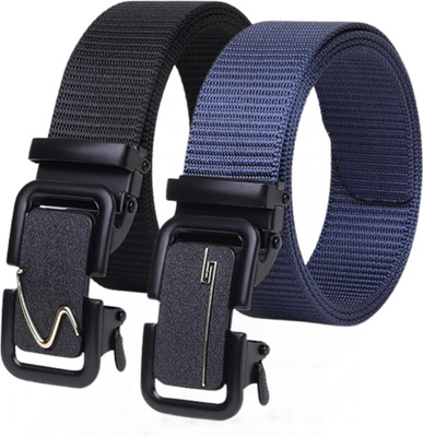 LAER Men Formal Multicolor Nylon Belt