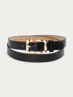Ginger by Lifestyle Women Black Synthetic Belt