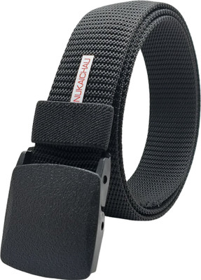 NUKAICHAU Boys Casual, Evening, Party Black Nylon Belt