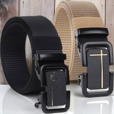 Kastner Men Formal Multicolor Canvas Belt