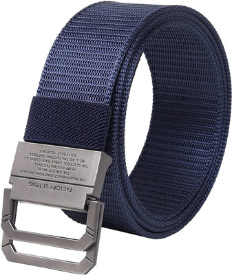 Zhanshi Men Casual, Evening, Party Blue Nylon Belt