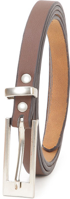 Dressberry Women Formal Brown Synthetic Belt