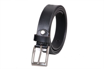 Leather Cooper Men & Women Casual, Evening, Formal, Party Black Genuine Leather Belt