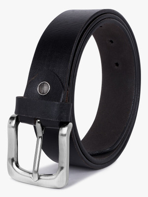 Roadster Men Formal, Casual, Evening, Party Black Genuine Leather Belt